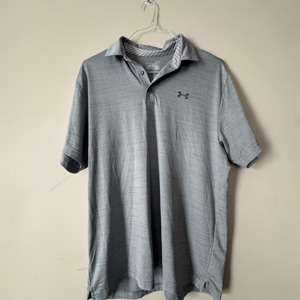 Under Armour Men's Polo Shirt in Light Gray
